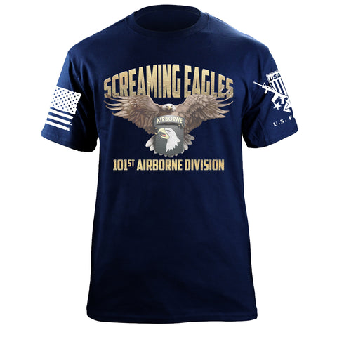 101st Airborne Screaming Eagles Graphic T-Shirt