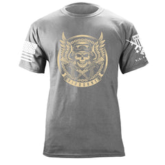 Airborne Chains Skull T-Shirt