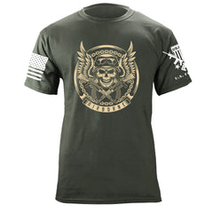 Airborne Chains Skull T-Shirt