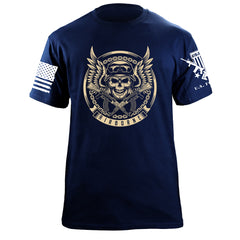 Airborne Chains Skull T-Shirt