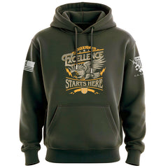 American Excellence Starts Here Hoodie