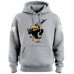 Cartoon Crow Soldier Hoodie