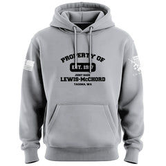 Classic College Shirt Property of Lewis-McChord Veteran PT Hoodie