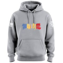 Combat Action Ribbon Distressed Hoodie