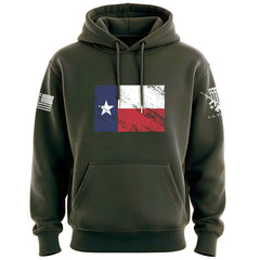 Distressed Texas Flag Hoodie