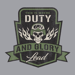 Duty and Glory Lead Graphic Hoodie