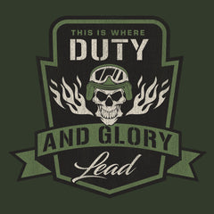 Duty and Glory Lead Graphic Hoodie