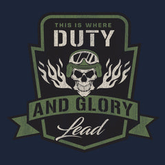 Duty and Glory Lead Graphic Hoodie