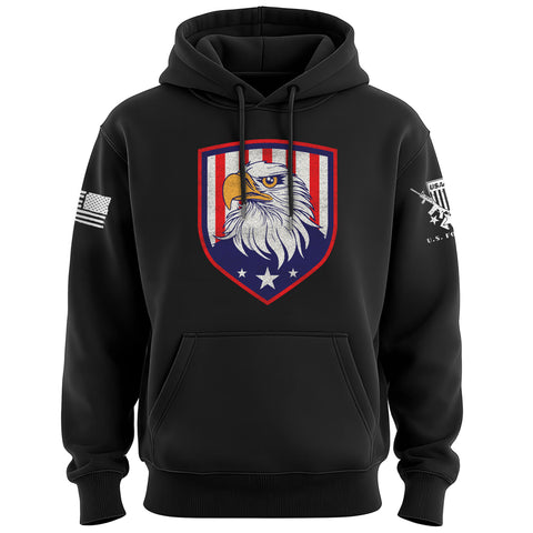 Eagle Head 3 Stars Hoodie