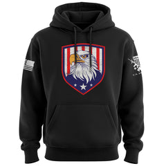 Eagle Head 3 Stars Hoodie