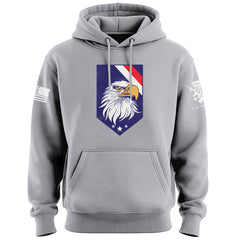 EAGLE HEAD Shield TOP Stripes Hoodie