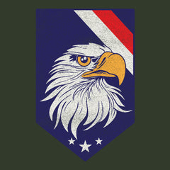 EAGLE HEAD Shield TOP Stripes Hoodie