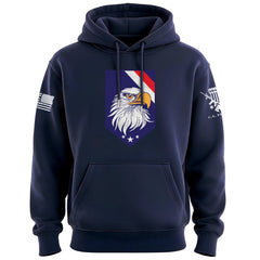 EAGLE HEAD Shield TOP Stripes Hoodie