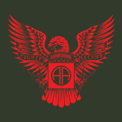Eighty Second Airborne Eagle Hoodie