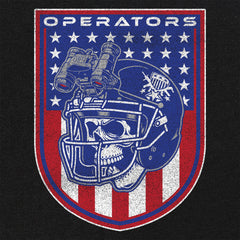 Football Operators Shield Patriotic Colors Hoodie