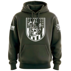 Football Operators Shield 1 color Hoodie
