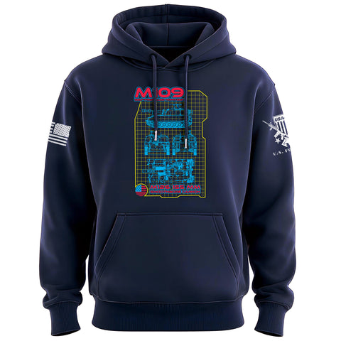 M1A2 80's Style Weapon System Graphic Hoodie