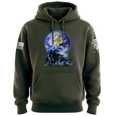 Iwo Jima Earth Hoodie