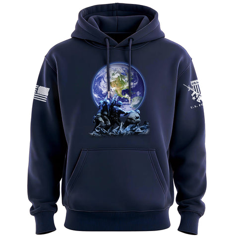 Iwo Jima Earth Hoodie