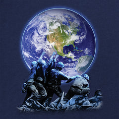 Iwo Jima Earth Hoodie