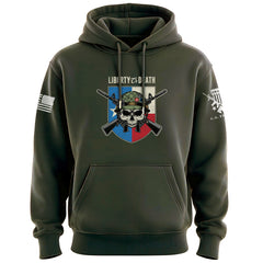Liberty or Death Texas Skull Hoodie