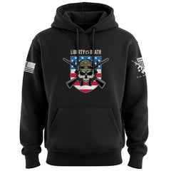Liberty or Death USA Skull Shield Hoodie