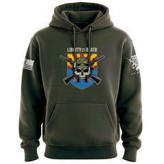 Liberty or Death Arizona Skull Hoodie
