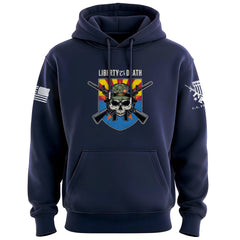 Liberty or Death Arizona Skull Hoodie