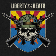 Liberty or Death Arizona Skull Hoodie