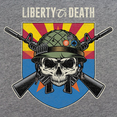 Liberty or Death Arizona Skull Hoodie