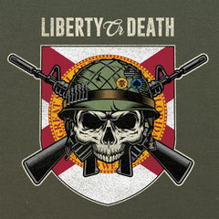 Liberty or Death Florida Skull Hoodie