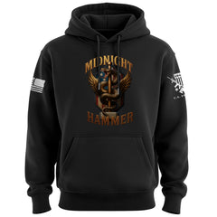 Midnight Hammer Snake - American Flag Hoodie