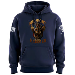 Midnight Hammer Snake - American Flag Hoodie