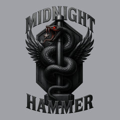 Midnight Hammer Snake - Metal Hoodie