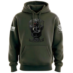 Midnight Hammer Snake - Metal Hoodie