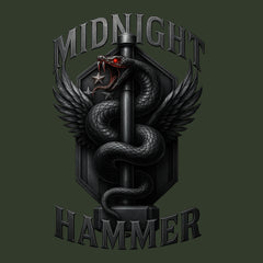 Midnight Hammer Snake - Metal Hoodie