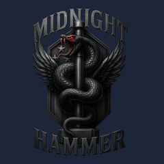 Midnight Hammer Snake - Metal Hoodie
