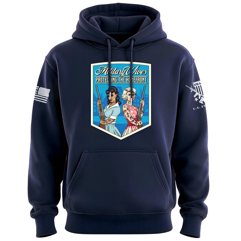 Military Wives Shield Hoodie