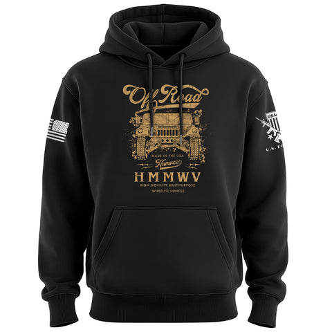Off Roadin' Humvee Graphic Hoodie