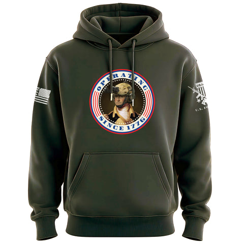 Operating Since 1776 GW Patriotic Colors Hoodie
