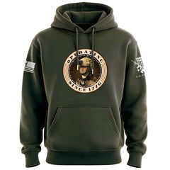 Operating Since 1776 George Washington Sepia Hoodie