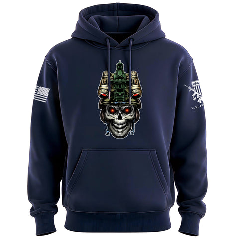 Operator Skull Fullcolor Ink Hoodie
