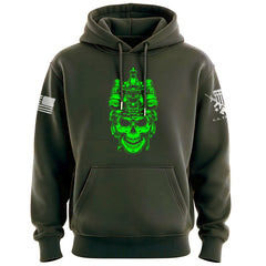 Operator Skull Neon Hoodie