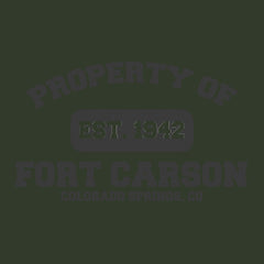 Original Army Base Property of Carson Veteran PT Hoodie