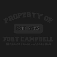 Original Army Base Property of Fort Campbell Veteran PT Hoodie