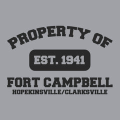 Original Army Base Property of Fort Campbell Veteran PT Hoodie