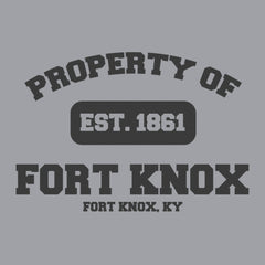 Original Army Base Property of Fort Knox Veteran PT Hoodie
