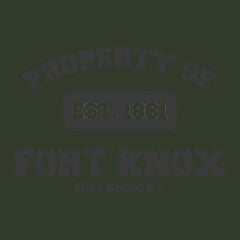 Original Army Base Property of Fort Knox Veteran PT Hoodie