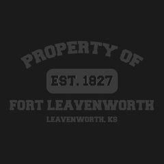 Original Army Base Property of Fort Leavenworth Veteran PT Hoodie