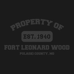 Original Army Base Property of Fort Leonard Wood Veteran PT Hoodie
